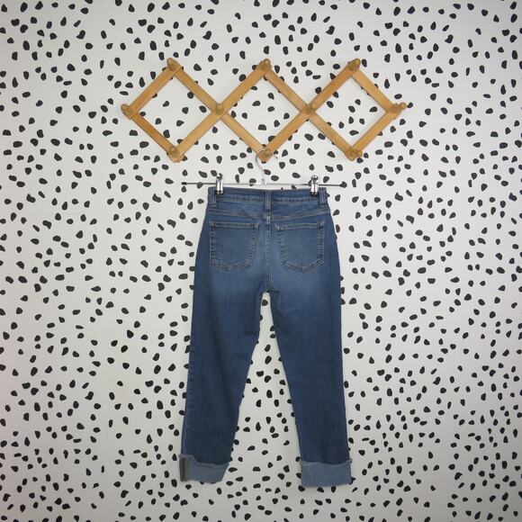 The Children’s Place Medium Wash Rolled Cuff Girls Girlfriend Jeans - Picture 3 of 8